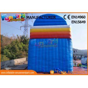 Buy cheap Blue Color Giant Outdoor Inflatable Water Slides Fire Resistance from wholesalers