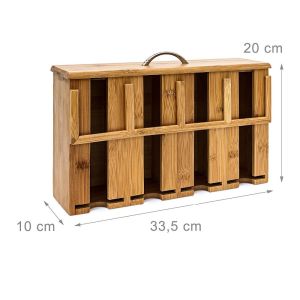 special design for bamboo storage box with foldable