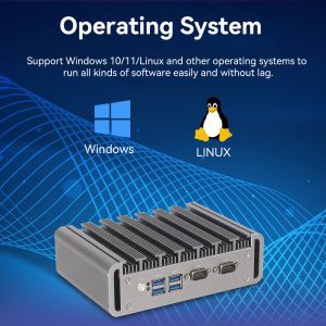 Buy cheap Intel Celeron J6412 And Core i5-6200U Mini PC Fanless Industrial Support OEM And ODM from wholesalers