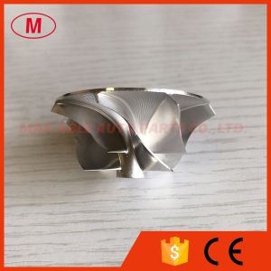 Buy cheap KP39 5443-123-2023 33.50/46.00mm 4+4 blades high performance turbo milling/billet compressor wheel for 5439-970-0065 from wholesalers