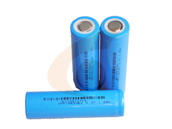 Quality Lithium Iron Phosphate 18650 3.2V LiFePO4 Battery 1500mAh  with High Energy Density for sale