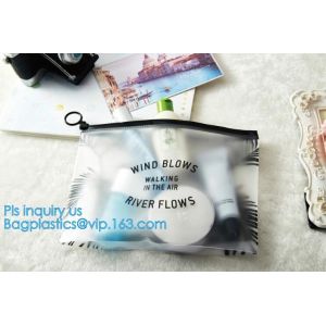 Buy cheap swimwear packaging bags, slider zipper pvc pouch glitter clear plastic vinly k bag, biodegradable pvc plastic slid from wholesalers
