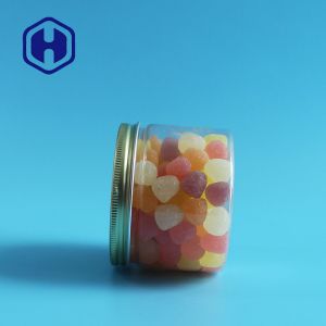 Custom 260ml Plastic Cosmetic Jar Transparent PET Boby Butter Packaging