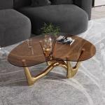 Buy cheap Cuore Heart Shaped Glass Stainless Steel Coffee Table  Modern Aesthetic from wholesalers