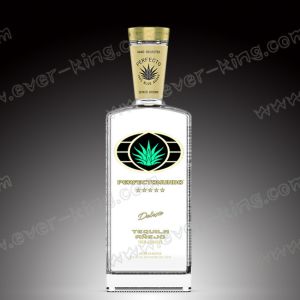 Buy cheap SGS Approval Clear Rectangular Shape Tequila Glass Bottle from wholesalers