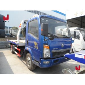 Buy cheap Cnhtc Wrecker Tow Truck Blue 4X2 Heavy Duty Wrecker Manual from wholesalers