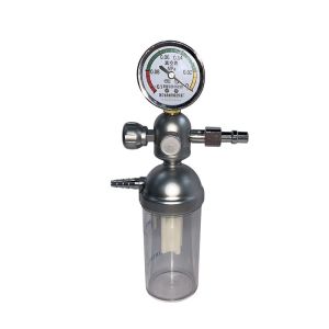 Stainless Steel Hospital Oxygen Flow Meter With Humidifier Multiple Assembly