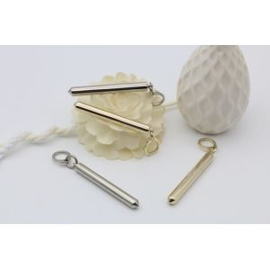 Buy cheap Custom high end shiny gold zinc alloy 53.7 mm metal zipper puller for bags from wholesalers
