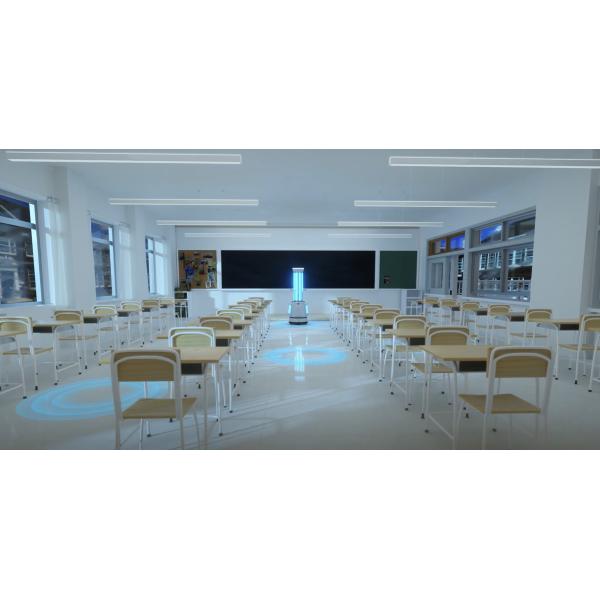 Plasma Ultraviolet Disinfection Robot 35db Automatic Charging Uv Robot