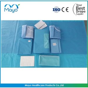 Blue Knee Arthroscopy Drape Extremity Drape OEM Sterile Drape