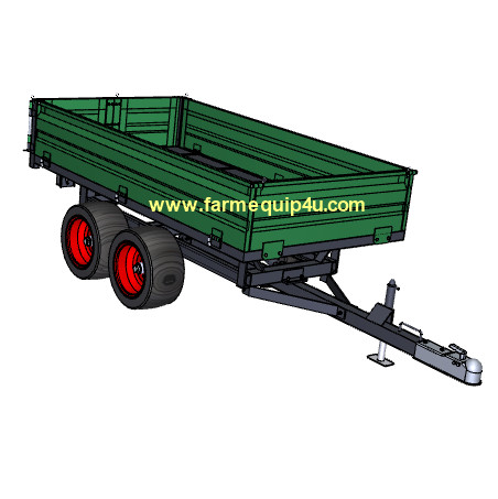 Farm Trailer With Swing Tailgate,Farm transport tractor tow behind trailer,sansen Trailer,farm machinery manufacturer
