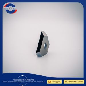 Buy cheap Rotary Slitting Carbide Crusher Blade Tungsten Custom Industrial Blades 45X40X35mm from wholesalers