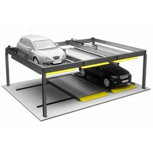 Buy cheap 2 Layer Double Decker Parking System Stereoscopic Garage Car Stacker from wholesalers