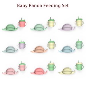 MHC Children Travel Crocodile High Durability Baby Feeding Plate With Suction