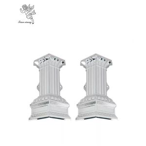 Buy cheap High Polished Silver Swing Coffin Handle With Plastic Panel Covered from wholesalers