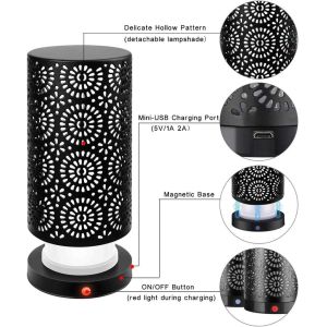 Buy cheap Outdoor 2Pcs 72mm×H140mm Led Flickering Flame Lantern USB Rechargeable from wholesalers