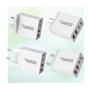 Buy cheap Best Selling Products 2023 Original 55w Fast Charger Dual Type C 20w Pd Uk Us Eu Wall Charger Celular from wholesalers