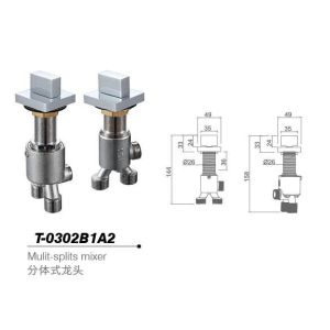 Buy cheap Bathtub mixer,Faucet,T-0302B1A2 from wholesalers