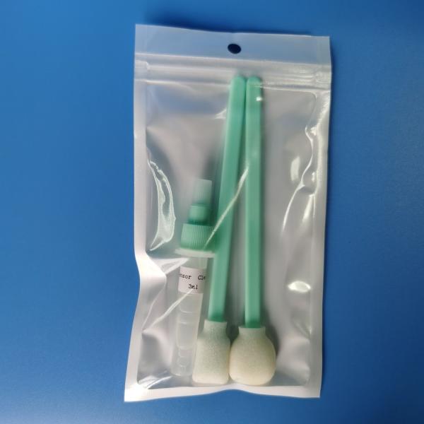 Buy cheap Car Cleaning Rectangle And Round Foam Tip Swab Portable Lint Free With Liquid from wholesalers