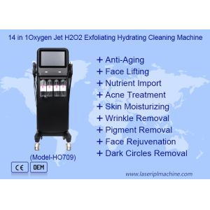 Buy cheap 14 In 1 Oxygen Jet H2O2 Exfoliating Hydrating Cleaning Machine from wholesalers