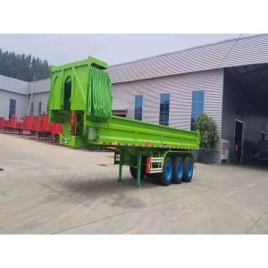 Buy cheap Heavy Duty Automatic 3 Axles 50T Genron Dump Semi Trailers from wholesalers