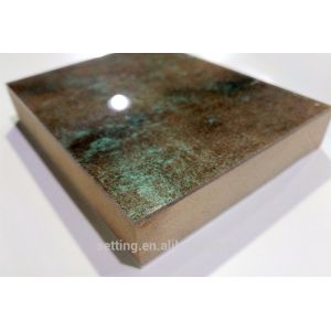 Buy cheap Acrylic glossy furniture panel in marble design from wholesalers