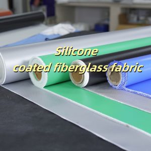 Buy cheap Silicone Coated Fiberglass Fabric 400 g/sqm -50C to 500C from wholesalers