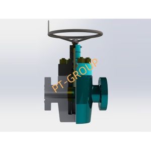Buy cheap API 6A Manual Gate Valve FLS series H2S sour service for choke manifold and christmas tree from wholesalers