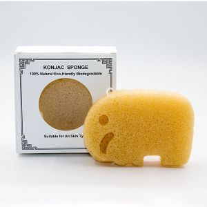 Buy cheap Exfoliator Cleanse Facial Turmeric Konjac Sponges Reusable from wholesalers