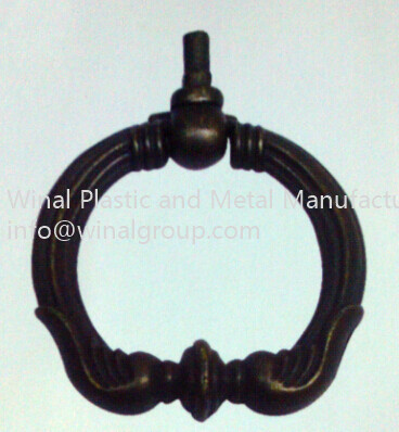 Buy cheap Furniture hardware accessories,antique bronze,L56mm*W58mm,collection case pull ring handle from wholesalers