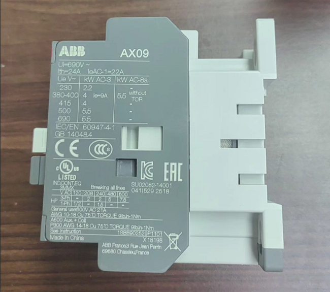Buy cheap AX09-30-10-81 ABB Ac contactor Compact AC control solution Small and medium sized motors load control from wholesalers