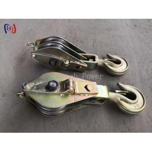 Buy cheap 30KN-100KN Lifting Block And Tackle Both Side Open With Dual Sheave from wholesalers