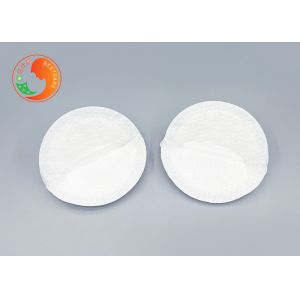Elastic Free Disposable Nursing Breast Pads Round Shape Breast Milk Collection