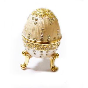 Buy cheap Faberge Egg Trinket Box Home Decorative Box Decorative Faberge Egg Trinket Jewel Box Enamel Easter Egg Jewelry Box from wholesalers