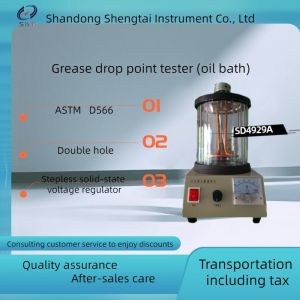 Buy cheap ASTMD566 Lubricating Grease Drop Point Tester Oil Bath With Dual Hole Temperature Measurement Of 270 Degrees from wholesalers