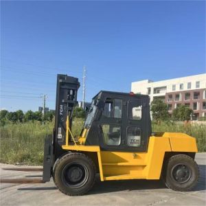 Buy cheap Used TCM 10T Forklift Original ISUZU Engine From Japan With 3T 5T 10T 20T Models Featuring With Closed Cab from wholesalers
