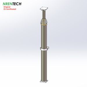 Buy cheap 18m-400kg heavy duty payloads non-lockable pneumatic telescopic mast for telescopic lighting tower from wholesalers