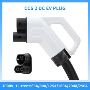 Fast EV Charging DC Plug CCS2 Type 2 Connector 250A Electric Vehicle Charger