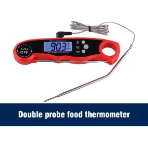 Buy cheap High Temperature Alarm Barbecue Smoker Thermometer Dual Probes Food Safety from wholesalers