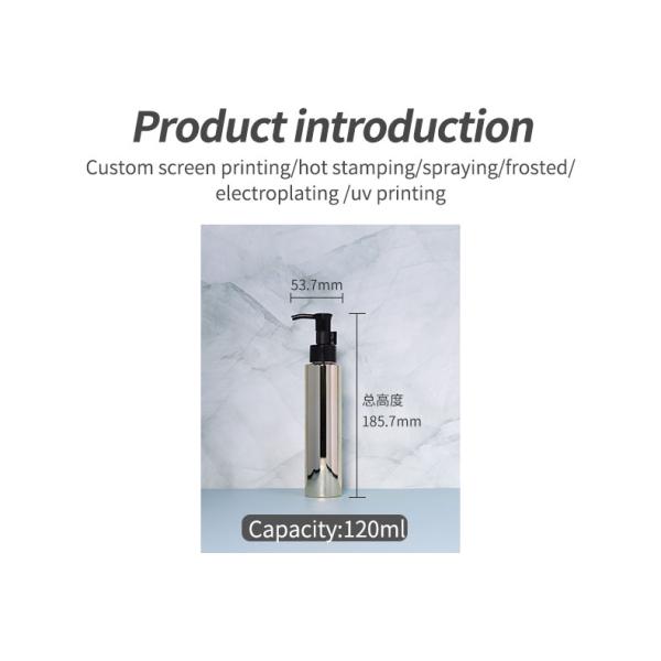 15ml 30ml 50ml Plastic Cosmetic Bottles Round With Dropper Sealing Type