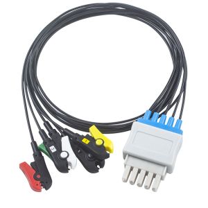 Buy cheap Datex MRI Radiao Translucent Cable 5 Lead X-Ray ECG Lead Wire from wholesalers
