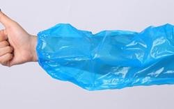Buy cheap S&J Plastic Oversleeves Protector Durable Premium Disposable Arm/Sleeves Covers Waterproof High Quality Food Grade PE Material from wholesalers
