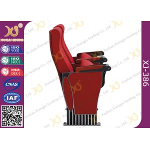 Metal Structure Slow Returning Auditorium Chairs For Conference Hall Room Fire