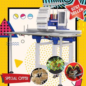 Buy cheap 360*1200mm large flat single head computerised embroidery machine like brother embroidery machine computerized for cap t from wholesalers