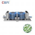 Buy cheap 1 Tons / H Space Saving Quick Blast Freezing Spiral Freezer With Conveyor Belt from wholesalers