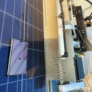 1100 mm Wide Rolling Brush WLS-7 Solar Panel Cleaning Machine for Effective