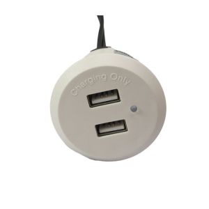 Buy cheap 1 Outlets Embedded Circular USB Socket for Household Appliance Charging Customization from wholesalers