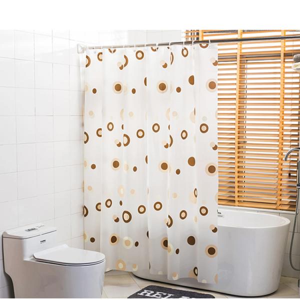 Buy cheap Biodegradable PEVA Stylish Waterproof Shower Curtain With 12PCS Hooks from wholesalers