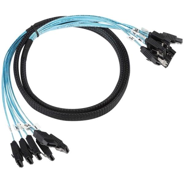 Quality Female Splitter Wire Harness Cable 6Gbps SATA III HDD 7pin To 7pin For Server for sale