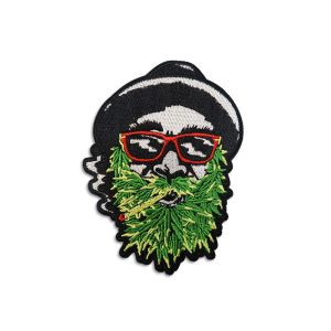 Hockey Team Embroidery Patches For Shirts Cartoon Logo Ironing Backing